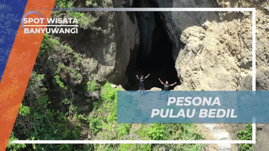 Menggali Keindahan Goa Alami di Pulau Bedil, Banyuwangi