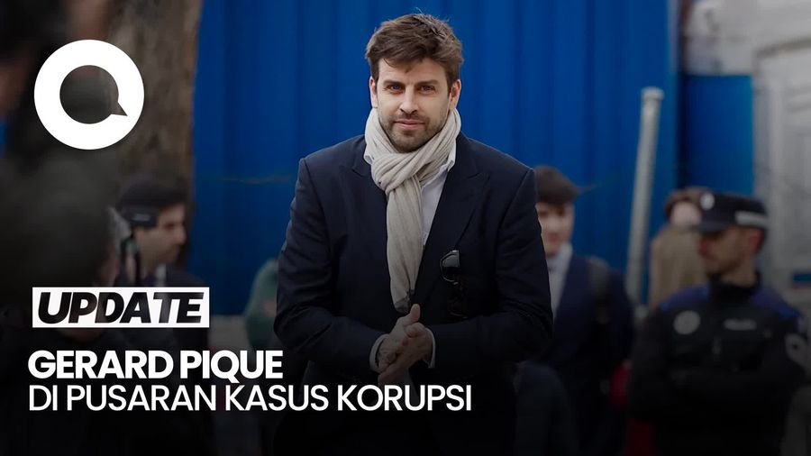 Video Gerard Pique Bersaksi di Sidang Kasus Skandal Piala Super Spanyol