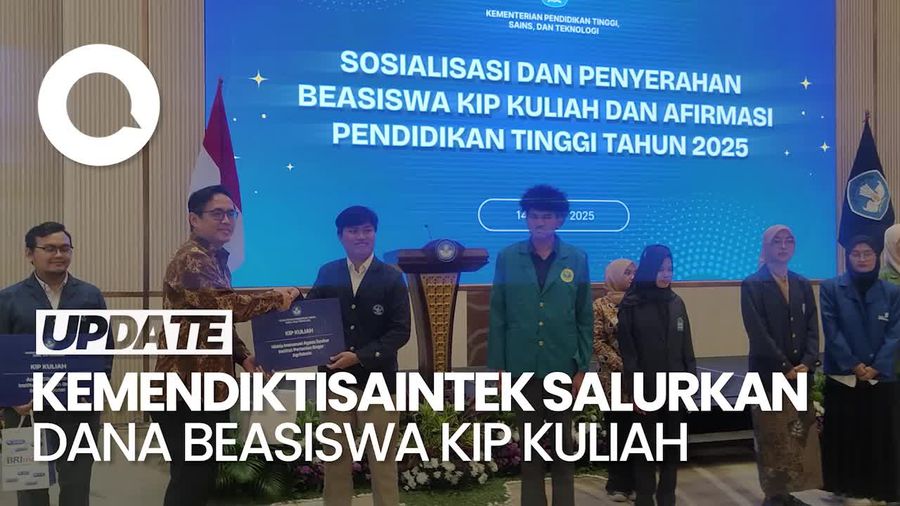 Video: Dana Rp 4,86 T Sudah Disalurkan Kemendiktisaintek ke Penerima Beasiswa KIP-K