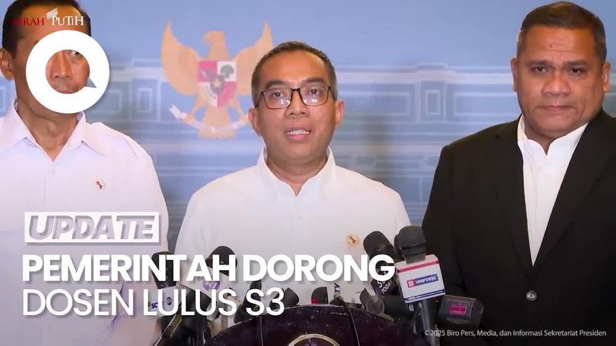 Video Mendiktisaintek Beri Beasiswa untuk Dosen Gegara Lulus Doktor Baru 25%