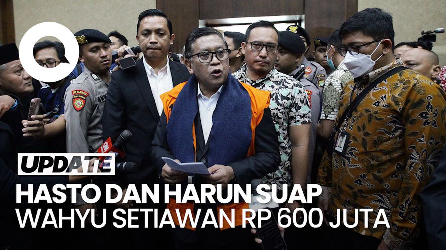 Video: Terkuak! Hasto-Harun Masiku Suap Wahyu Setiawan Rp 600 Juta