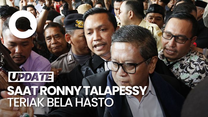 Video Ronny Talapessy Teriak Bela Hasto: Dia Punya Hak untuk Bicara