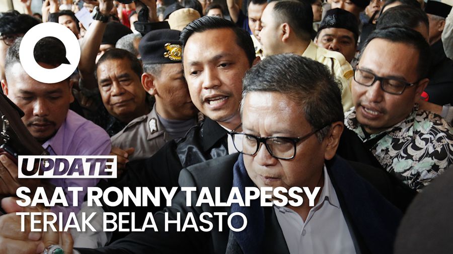 Video Ronny Talapessy Teriak Bela Hasto: Dia Punya Hak untuk Bicara