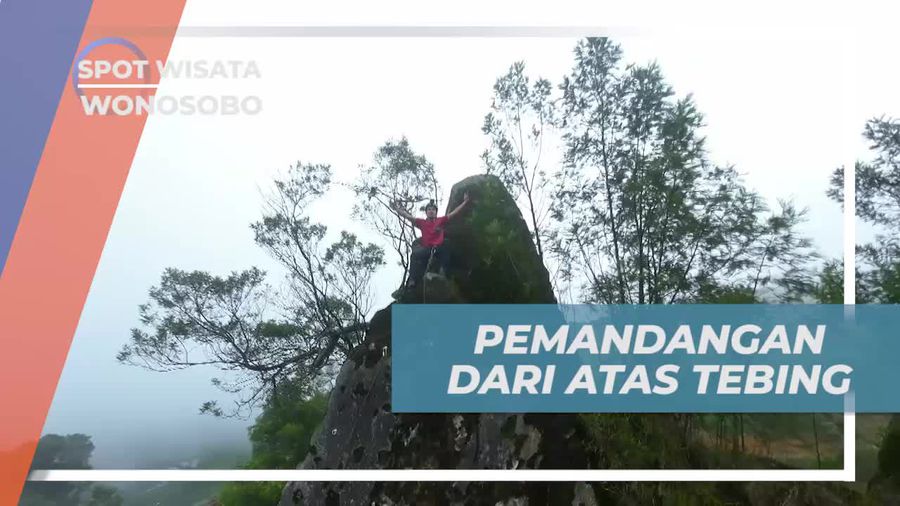 Menikmati Pemandangan Spektakuler dari Atas Tebing Watu Lancip, Wonosobo