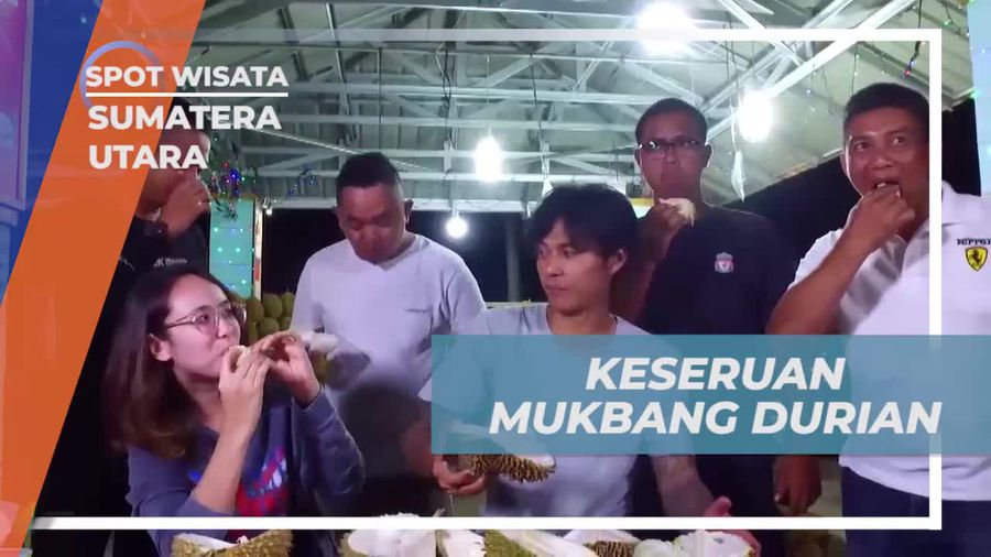 Bergembira dalam Mukbang Durian Bersama di Sumatera Utara