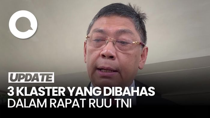 Video Ketua Komisi I Ungkap 3 Klaster yang Dibahas dalam Rapat Revisi UU TNI