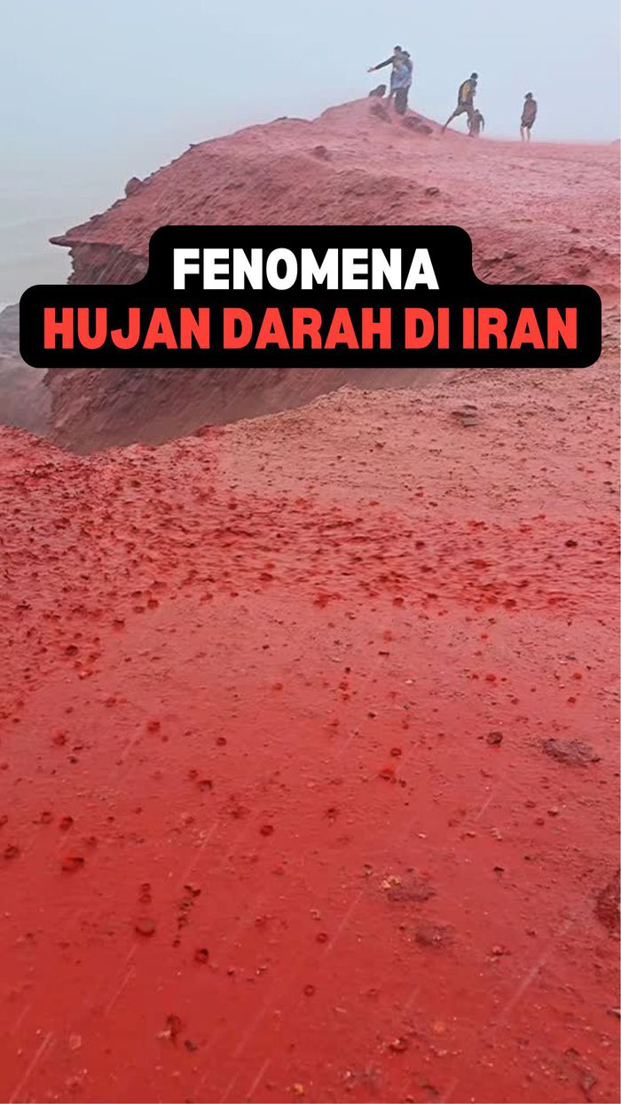 Video: Fenomena Hujan Darah di Iran Bikin Heboh. Ini Penjelasannya