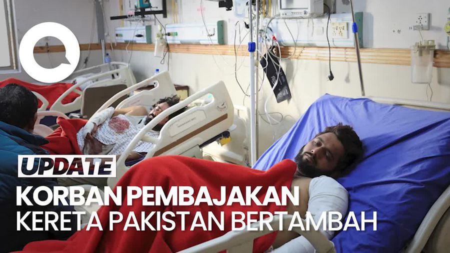 Video: Korban Tewas Pembajakan Kereta di Pakistan Bertambah Jadi 31 Orang