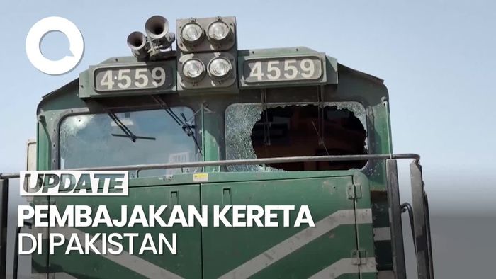 Video: Kondisi Kereta yang Dibajak Militan Bersenjata di Pakistan