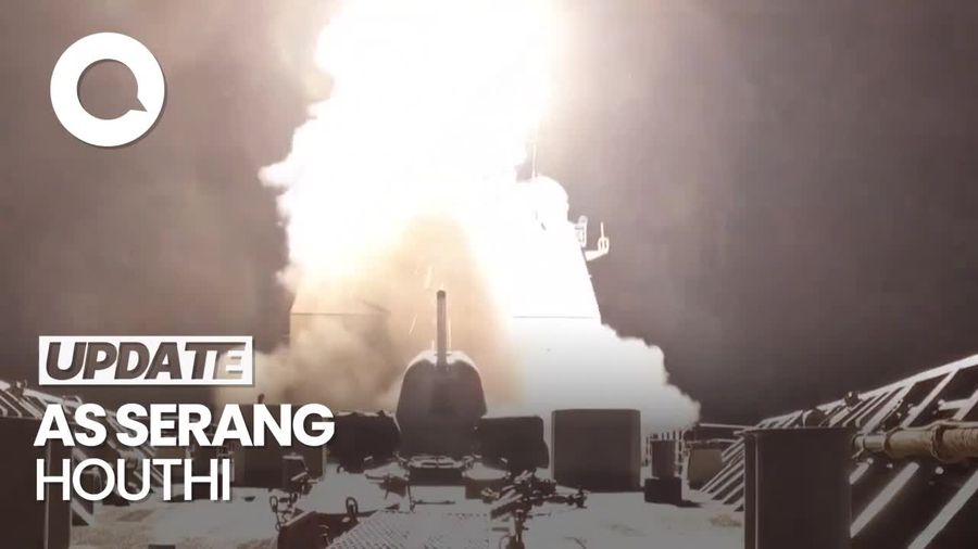 Video: Detik-detik Rudal AS Hantam Wilayah Houthi di Yaman