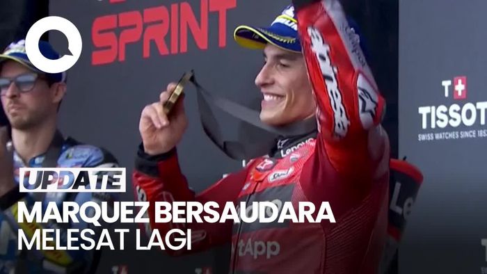 Video Marquez: Senang Bisa Memenangkan Balapan... Eh Maaf, Sprint Race