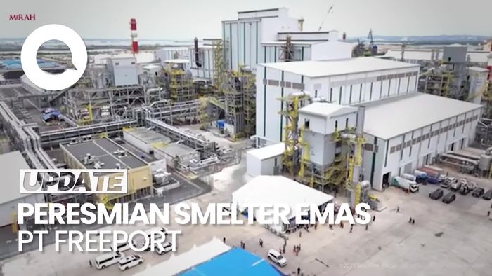 Video: Prabowo Resmikan Smelter Emas Milik PT Freeport di Gresik