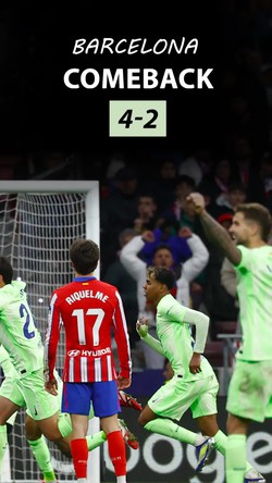 Video Atletico Vs Barcelona: Barca Menang 4-2!