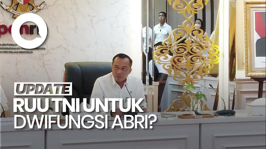 Video: Istana Bantah RUU TNI Disebut untuk Hidupkan Dwifungsi ABRI