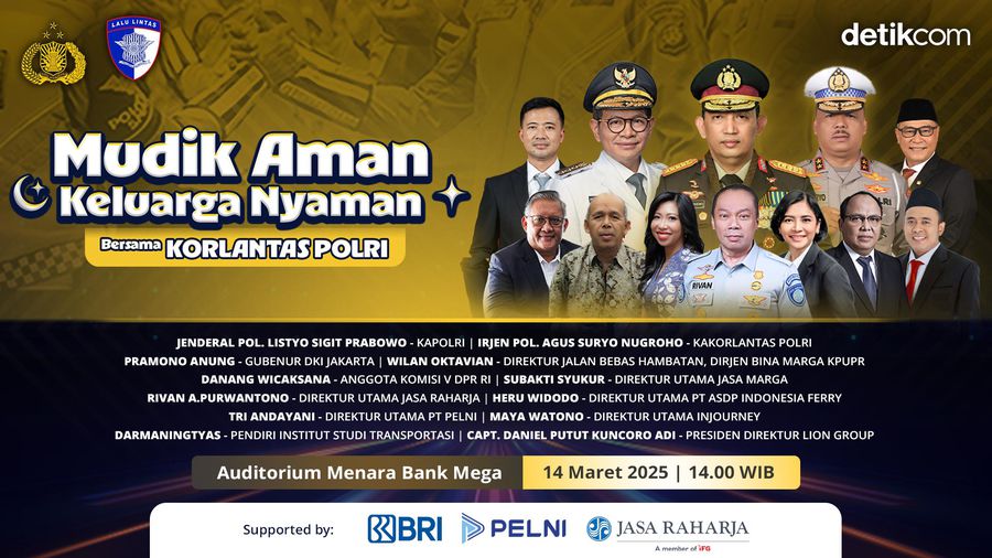 Mudik Aman Keluarga Nyaman Bersama Korlantas Polri