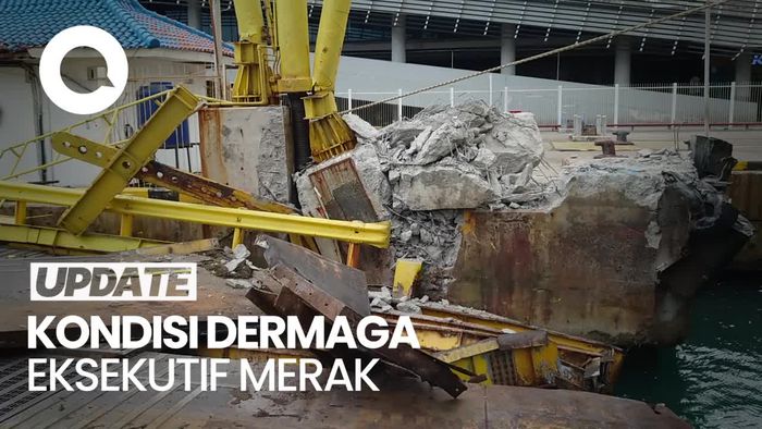 Video: Dermaga Eksekutif Merak Ditutup Sementara Imbas Kecelakaan KMP Port Link