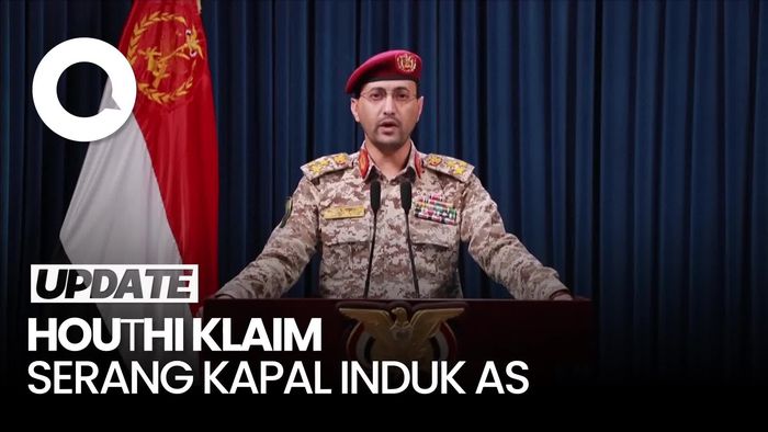 Video: Houthi Klaim Serang Kapal Induk AS di Laut Merah Sebagai Serangan Balasan 