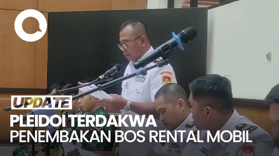 Video: Terdakwa Kasus Penembakan Bos Rental Mobil Minta Bebas dari Seluruh Dakwaan