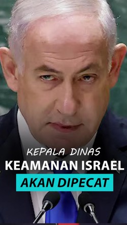 Video: Netanyahu Bakal Pecat Kepala Dinas Keamanan Israel 