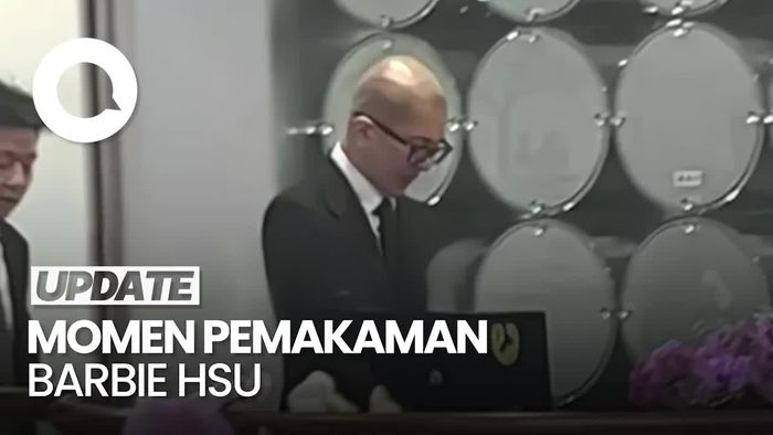 Video: Pemakaman Barbie Hsu Diiringi Rintik Hujan