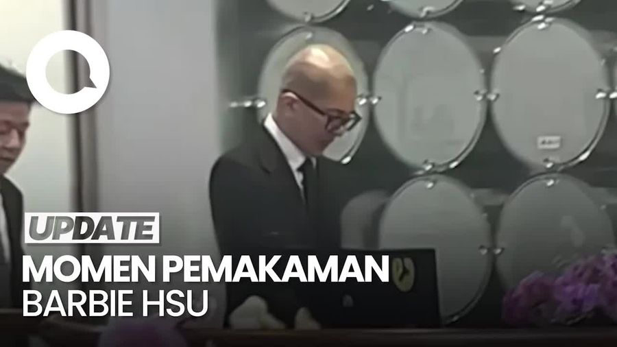 Video: Pemakaman Barbie Hsu Diiringi Rintik Hujan