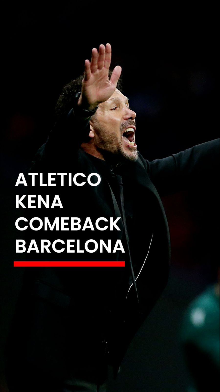 Video Atletico Kena Comeback Barcelona, Simeone: Mereka Beruntung