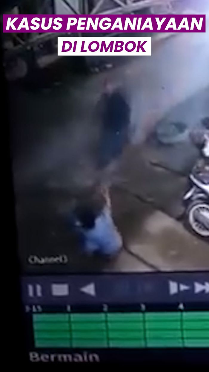 Video: Detik-detik Ayah di Lombok Aniaya Anak dengan Sajam 