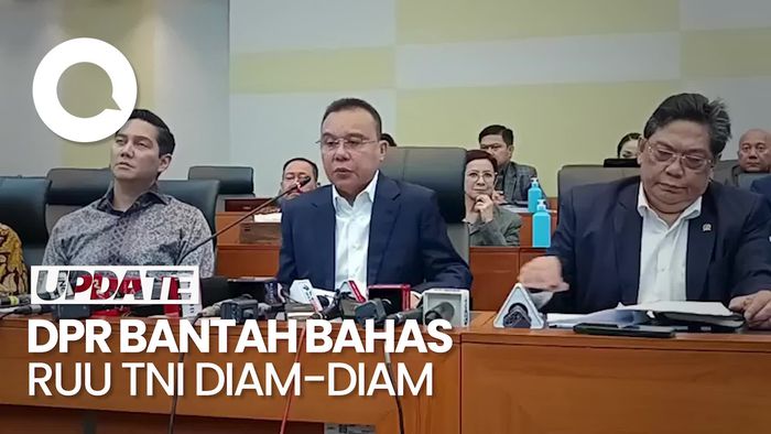 Video Pimpinan DPR Bantah Pembahasan RUU TNI Dilakukan Secara Diam-diam