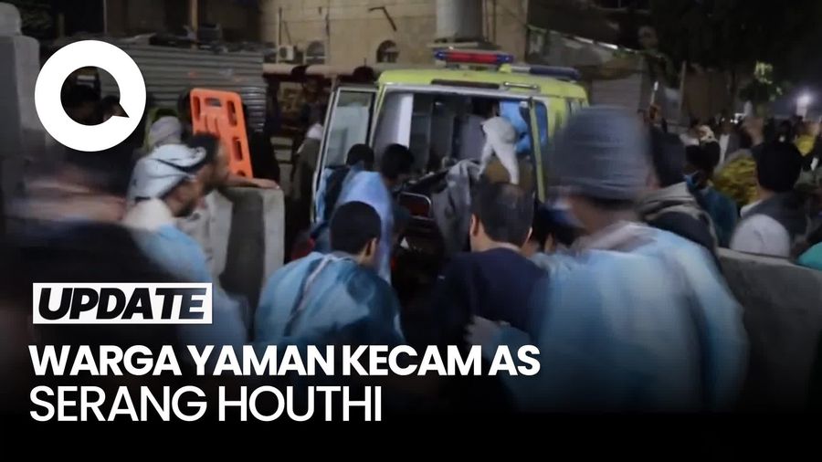 Video Warga Yaman soal AS Serang Houthi: Tak Halangi Bela Palestina
