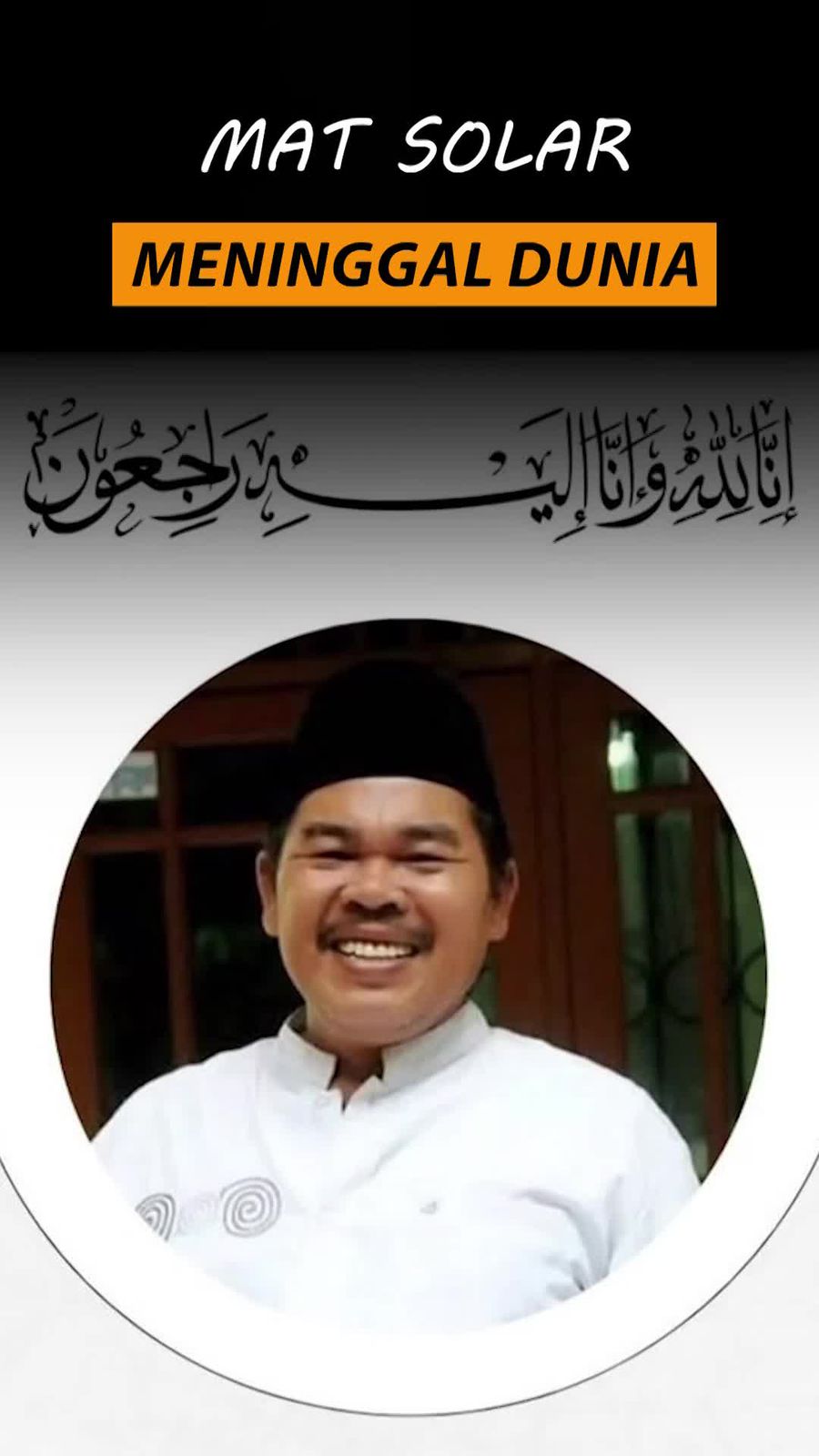 Video: Kabar Duka, Mat Solar Bajaj Bajuri Meninggal Dunia