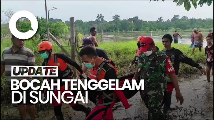 Video: Bocah di Muara Enim Tewas Tenggelam Saat Bermain di Sungai