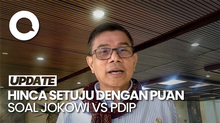 Video Setuju dengan Puan soal Jokowi Vs PDIP, Hinca: Jangan Bentur-benturkan