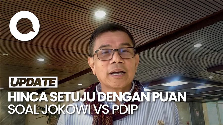 Video Setuju dengan Puan soal Jokowi Vs PDIP, Hinca: Jangan Bentur-benturkan