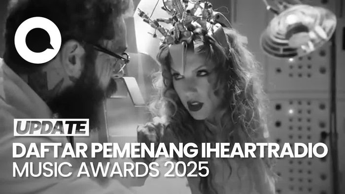 Video: Taylor Swift Menang Besar! Ini Daftar Pemenang iHeartRadio Music Awards 2025