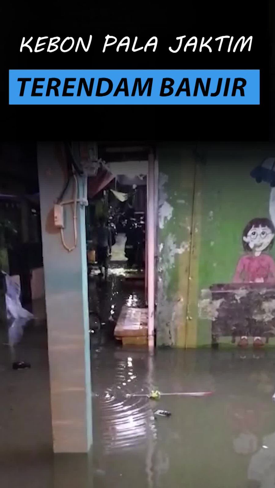 Video: Banjir Setinggi 1 Meter Rendam Kebon Pala Jaktim, 60 KK Terdampak
