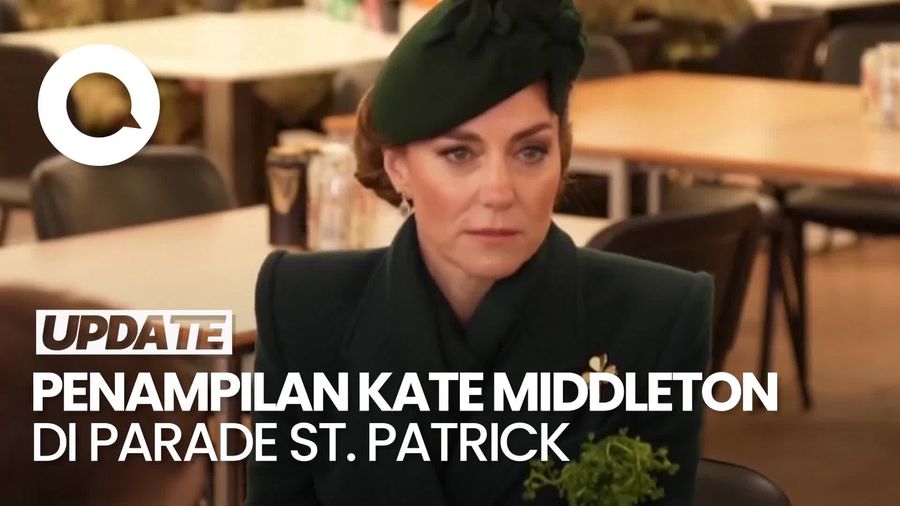 Video: Parade St. Patrick Pertama Kate Middleton Setelah Selesai Kemoterapi