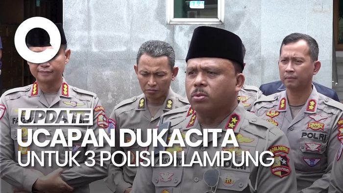 Video: Kakorlantas Ucap Belasungkawa atas Gugurnya 3 Polisi di Lampung