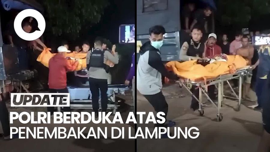 Video Polri Berduka 3 Anggotanya Tewas Ditembak Oknum TNI di Lampung