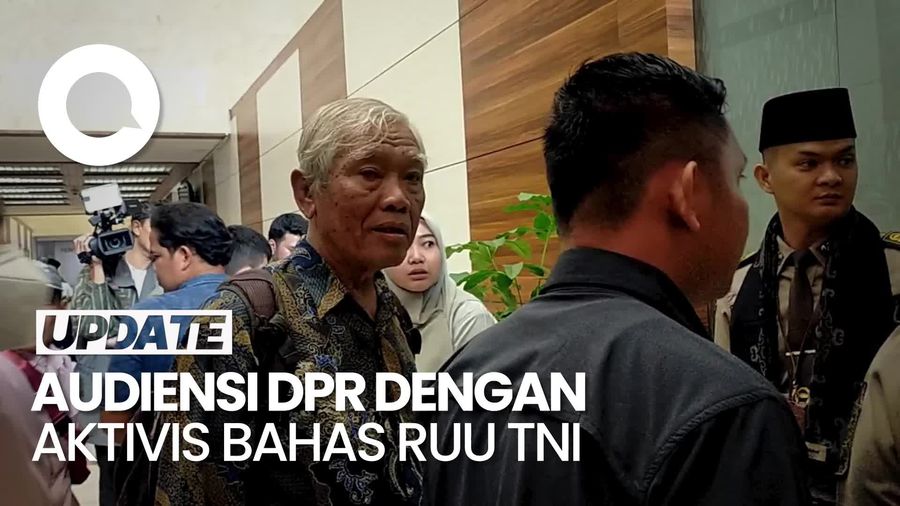 Video: Dasco dan Komisi I Terima Aktivis Pendukung Petisi Tolak RUU TNI