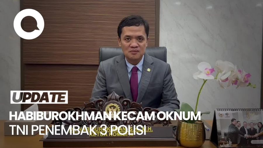 Video Ketua Komisi III DPR soal Oknum TNI Penembak 3 Polisi: Layak Dihukum Mati