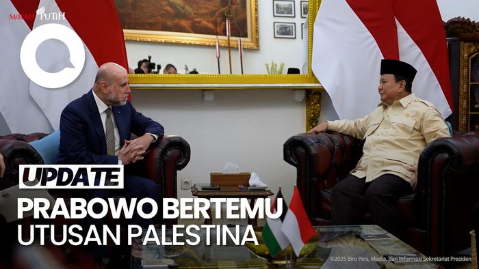 Video: Prabowo Terima Utusan Khusus Palestina di Istana, Ini yang Dibahas