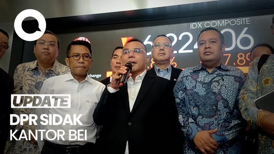 Video: IHSG Sempat Anjlok, DPR Sidak Kantor Bursa Efek Indonesia