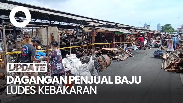 Video: Nestapa Penjual Baju Pasar Poncol, Dagangan Kebakaran Jelang Lebaran