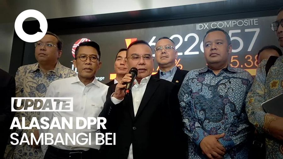 Video: Alasan Dasco-Komisi XI DPR Sambangi BEI di Tengah IHSG Anjlok