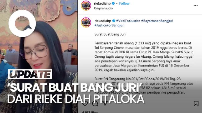 Video: Cerita Rieke Diah Pitaloka soal Surat Buat Bang Juri untuk Mat Solar