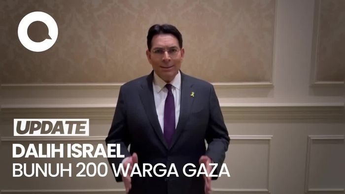 Video Dalih Israel Serang Gaza Hingga Tewaskan 200 Warga Palestina