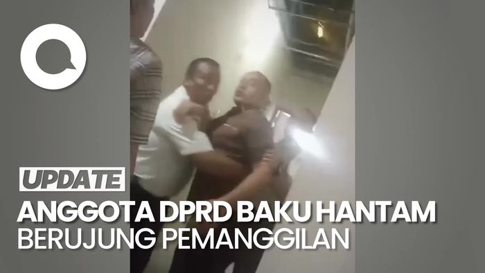 Video: 2 Anggota DPRD Medan yang Berkelahi Akan Dipanggil Badan Kehormatan