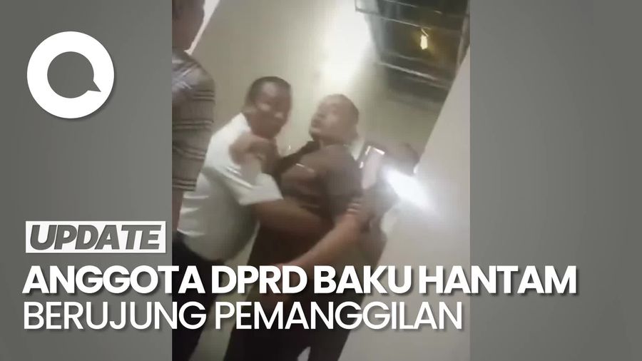 Video: 2 Anggota DPRD Medan yang Berkelahi Akan Dipanggil Badan Kehormatan
