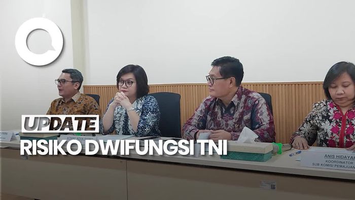 Video Temuan Komnas HAM Seusai Kaji Revisi UU TNI: Risiko Dwifungsi TNI