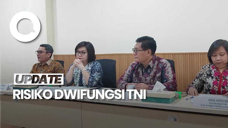 Video Temuan Komnas HAM Seusai Kaji Revisi UU TNI: Risiko Dwifungsi TNI